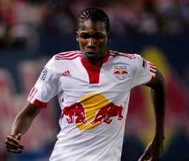 O atacante senegalês do Red Bull New York, Makoumba Kandji, marcou seu primeiro gol na MLS